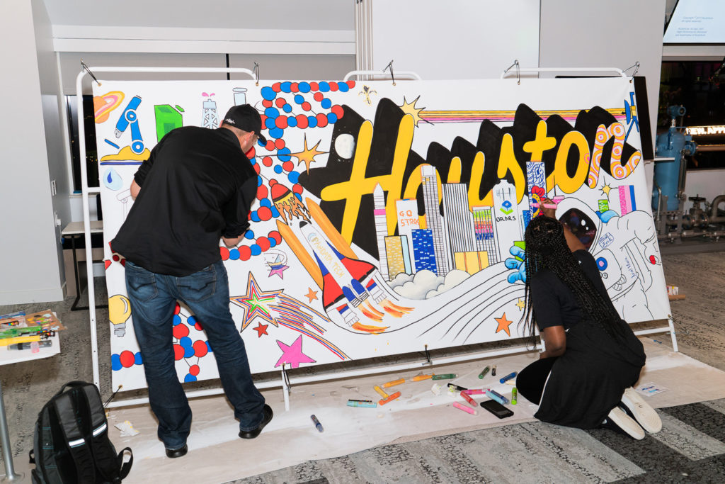 Houston Graffiti in Office Space