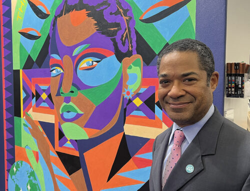 Georgie Nakima Creates Collaborative Art Mural for NAACP Conference