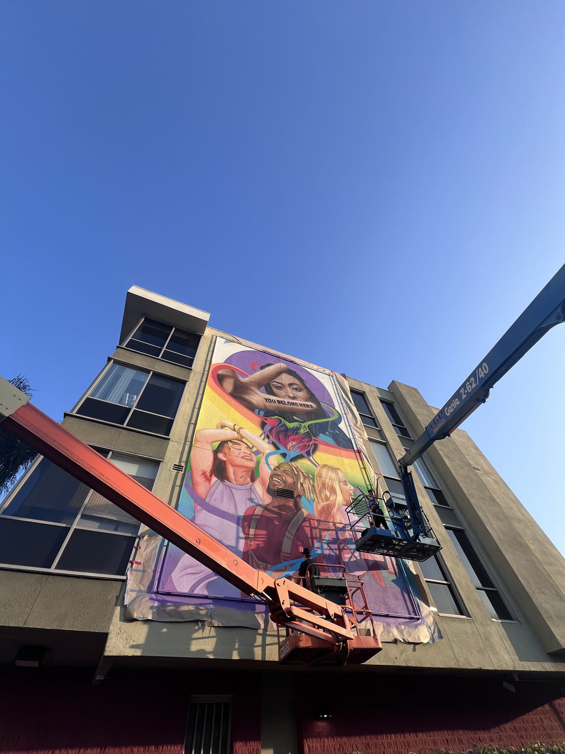 Hollywood mural artist