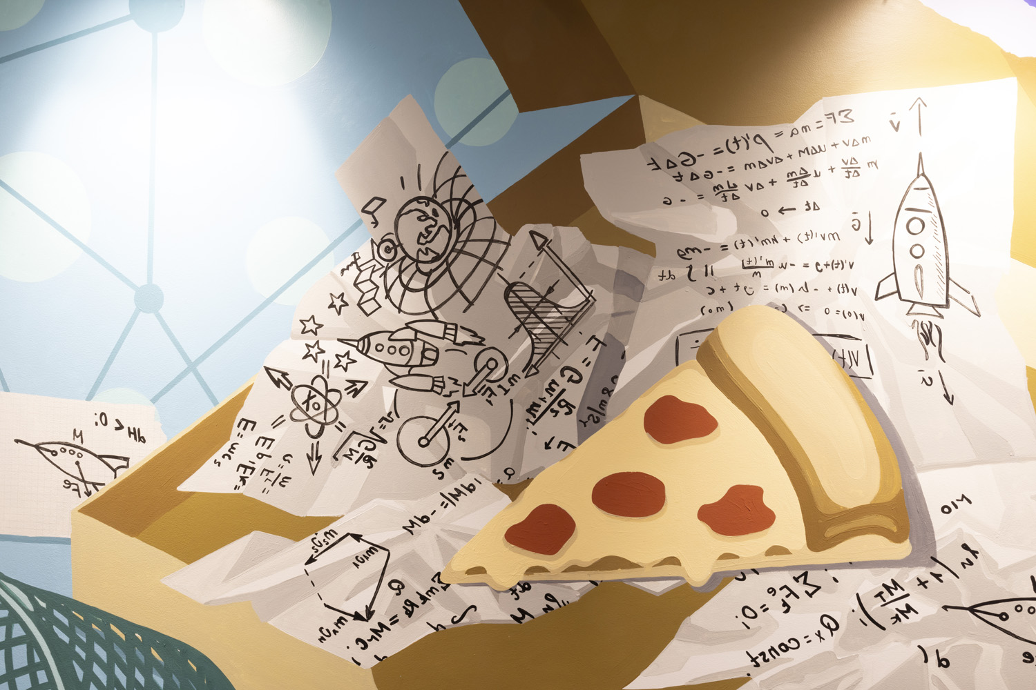 Conference room mural 